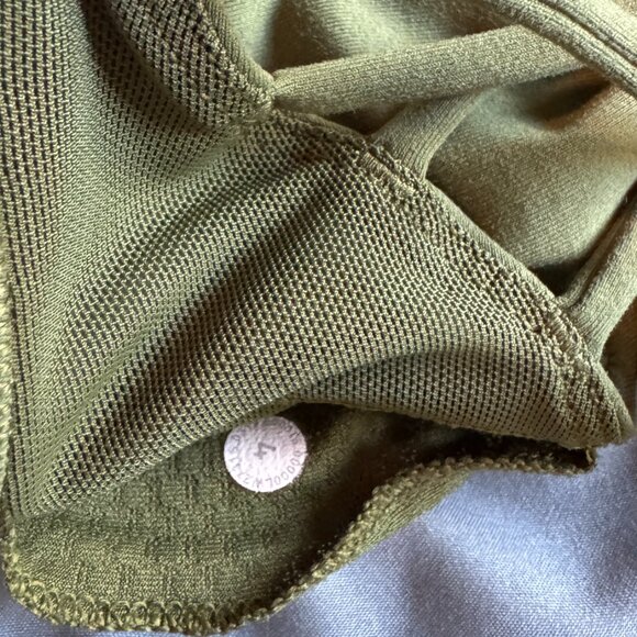 lululemon Free to Be Wild Bra // Bronze Green // Size 4 - Picture 6 of 6